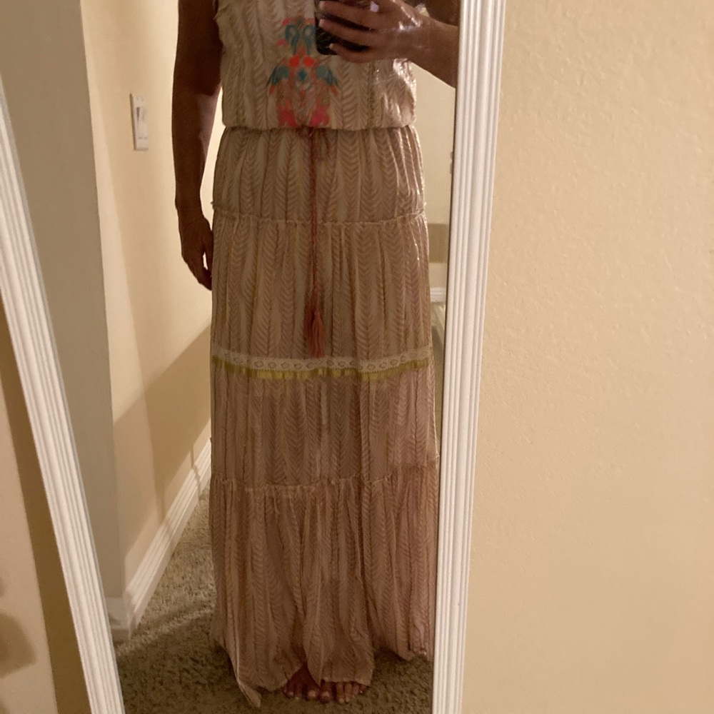 Beautiful printed Maxi sleeveless dress